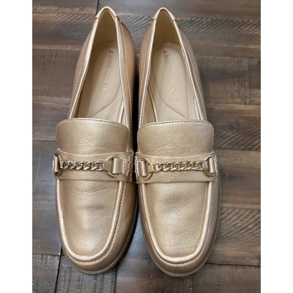 Anne Klein Loafers Gold - women's 8M
